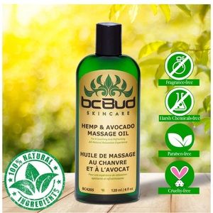 🎉Host Pick 🎉Hemp & Avocado Massage Oil